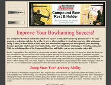 Tablet Screenshot of bowstabilizer.net